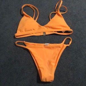 Orange bikini